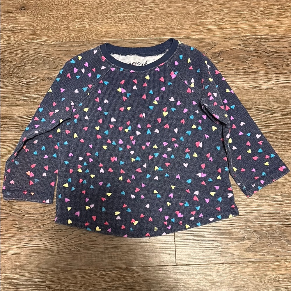 girls heart long sleeve